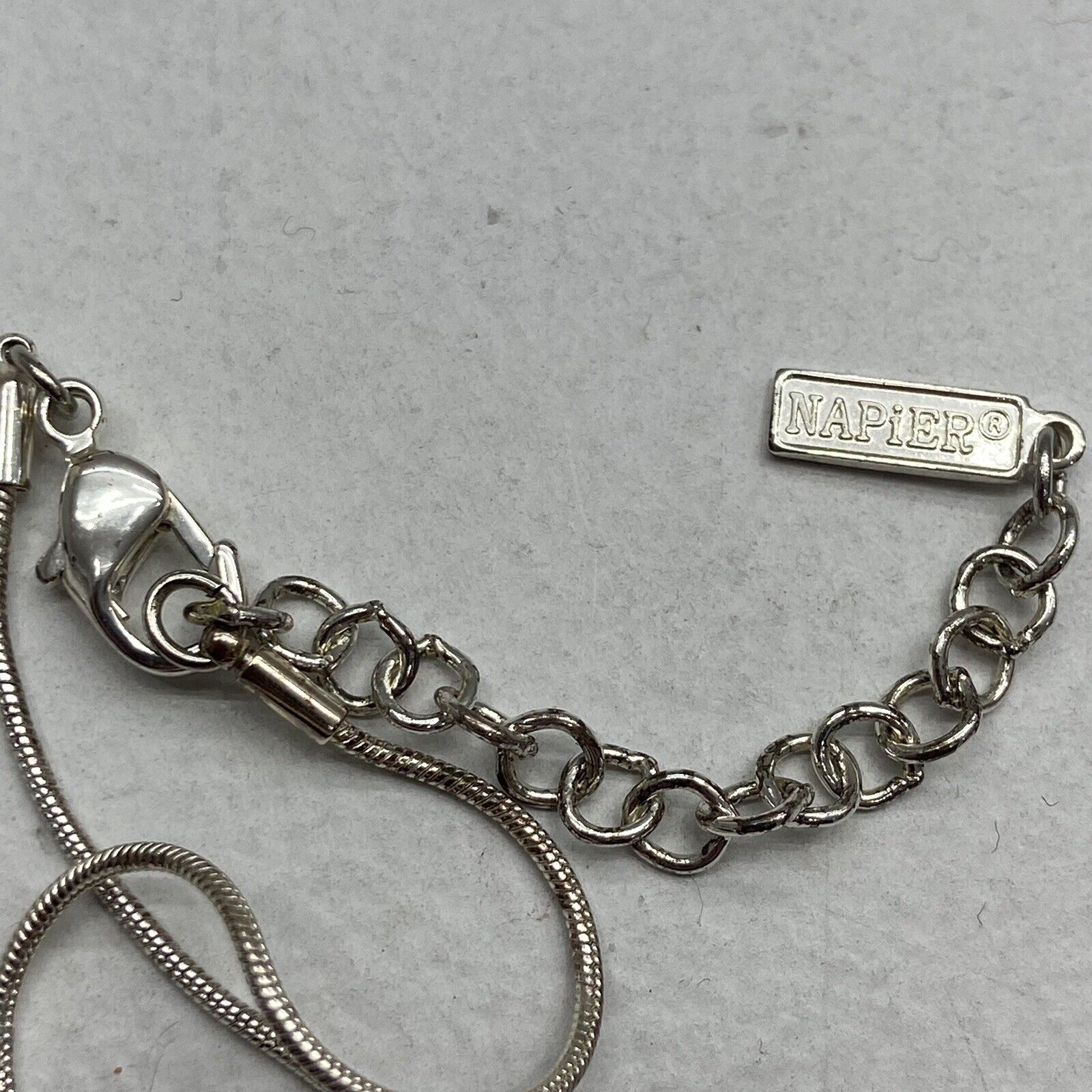 Amazon.com: Napier Silver-Tone Collar Necklace, 16