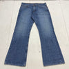 Lucky Brand Blue Denim Boot Cut Jeans Men Size 34 Made In USA Gene Montesano