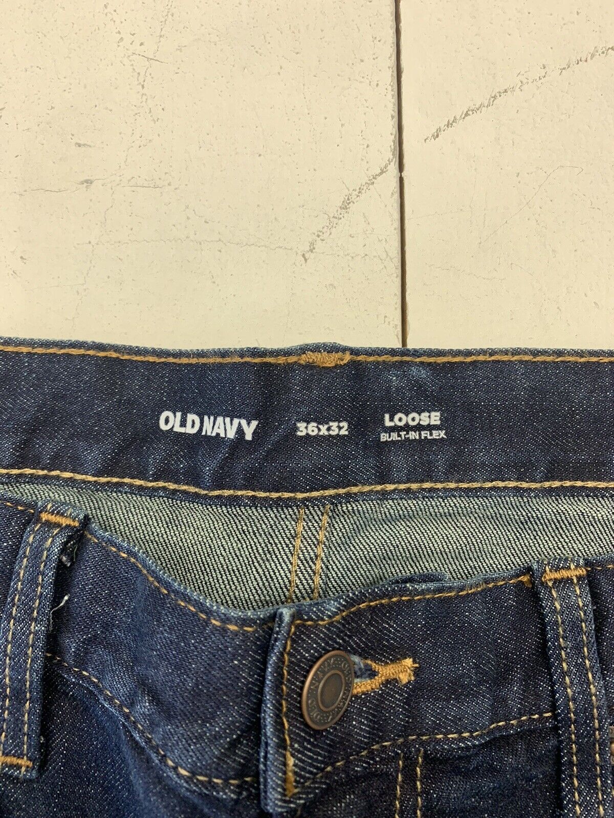 Navy Mens Blue Denim Jeans Size 36/32 beyond exchange