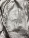 Vintage Bod &amp; Crisan Leather Fur Collar Reversible Vest ￼Women’s Size Large
