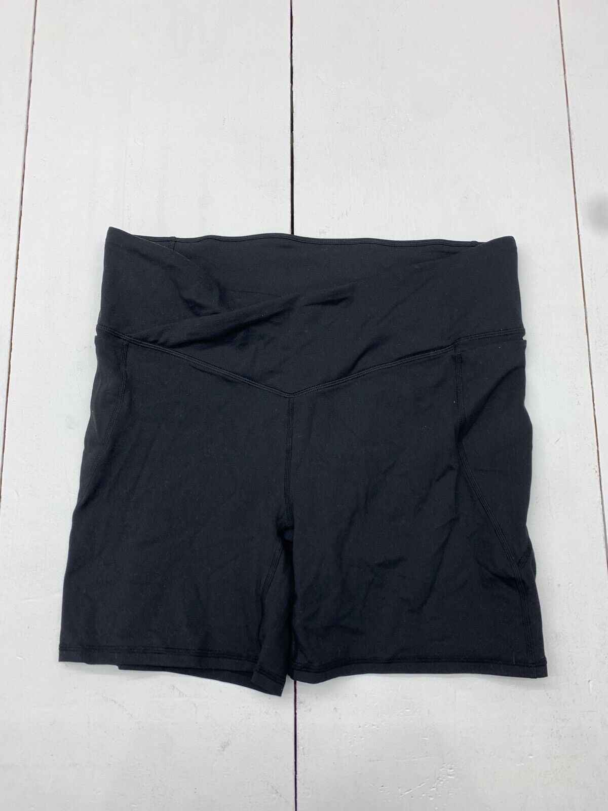 Fabletics Pure Luxe Womens Black Athletic Shorts Size XL - beyond