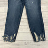 Express Vintage Frayed Ankle Extreme High Rise Blue Jeans Women’s Size 4 *