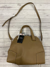 Claudia Firenze Brown Leather Large Shoulder Satchel Crossbody Purse New