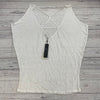 Vitamin A White London Tee Swimsuit Cover Up Women’s Size Large New Defects
