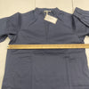 Hinson Wu Gabriel Navy Blue Long Sleeve V Neck Blouse Women’s Small New $248
