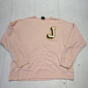 Jordan Air Pink Embroidered Pullover Crewneck Sweater Mens Size XL BV5372-664