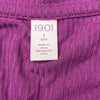 1901 NORDSTROM Purple Ribbed Twist Gathered Top Girls Size Large (10/12)