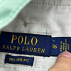 Polo Ralph Lauren Green Relaxed Fit Shorts Mens Size 36 NEW