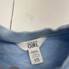 Athleta Girls Blue Feelin Great Plush Sweatshirt Youth Size Large New $65