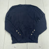 Philosophy Republic Clothing Navy Blue Long Sleeve Button Cuff Sweater Women’s L
