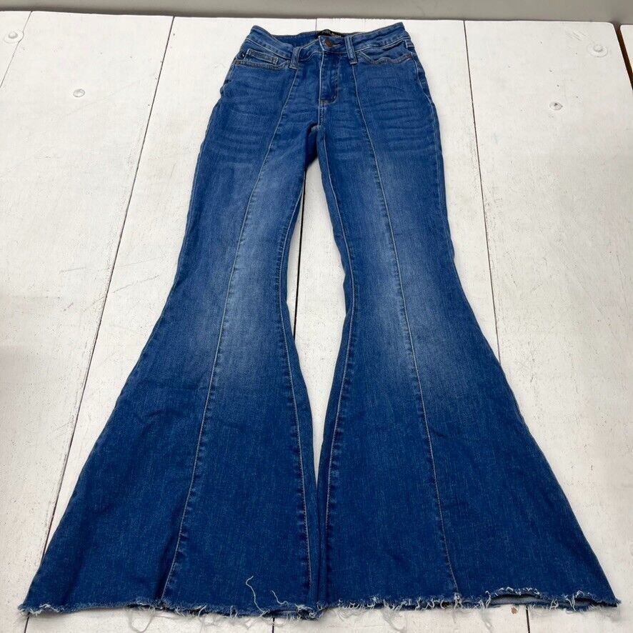 Judy Blue Blue Super Flare Jeans Women's Size 1/25