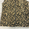 Calvin Klein Sherpa Leopard Print Vest Women’s Size Small