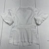 Hinson Wu Pauline White Short Puff Sleeve Blouse Women’s Size Small New $228