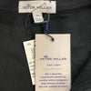 Peter Miller Black 1/4 Zip Long Sleeve Light Sweater Men Size XL NEW