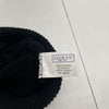 Leeman New York Black EF Contract Knit Beanie Unisex Adults OS