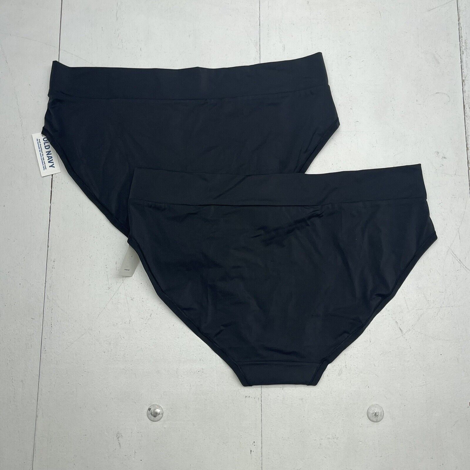 Old Navy Black Maternity No Show Low Rise Bikini Underwear 2 Pack Wome -  beyond exchange