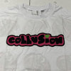 Collusion* White Mushroom In Purple Graphic T-Shirt Adult Size Large NEW