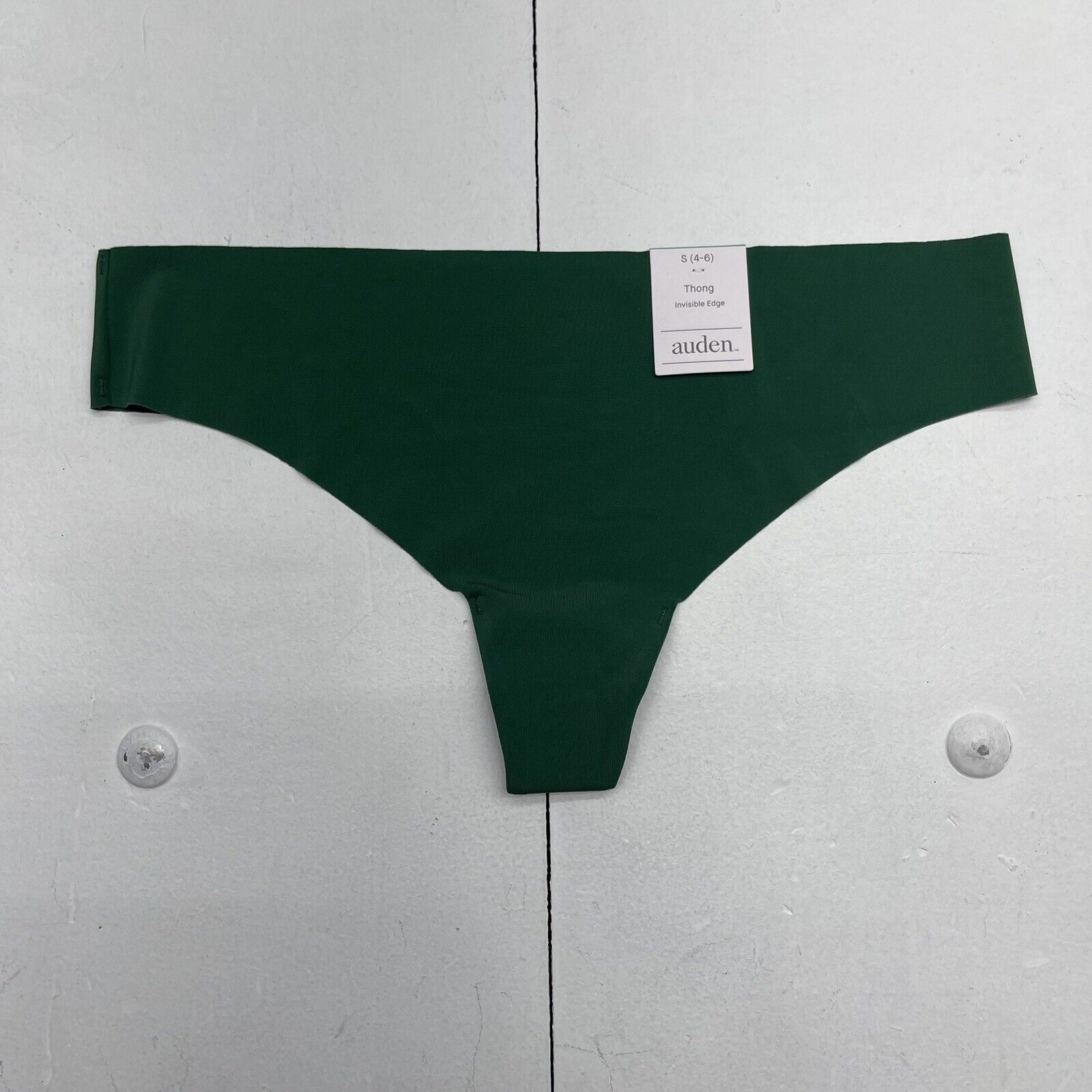 Auden Green Invisible Edge Thong Underwear Women’s Size Small New