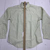 Croft And Barrow Mens Green Long Sleeve Button Up Size Large