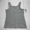 Old Navy Gray Fitted Tank Youth Girls Size Medium New
