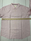 Aeropostale Mens Pink Striped Long Sleeve Button Up Size 2XL
