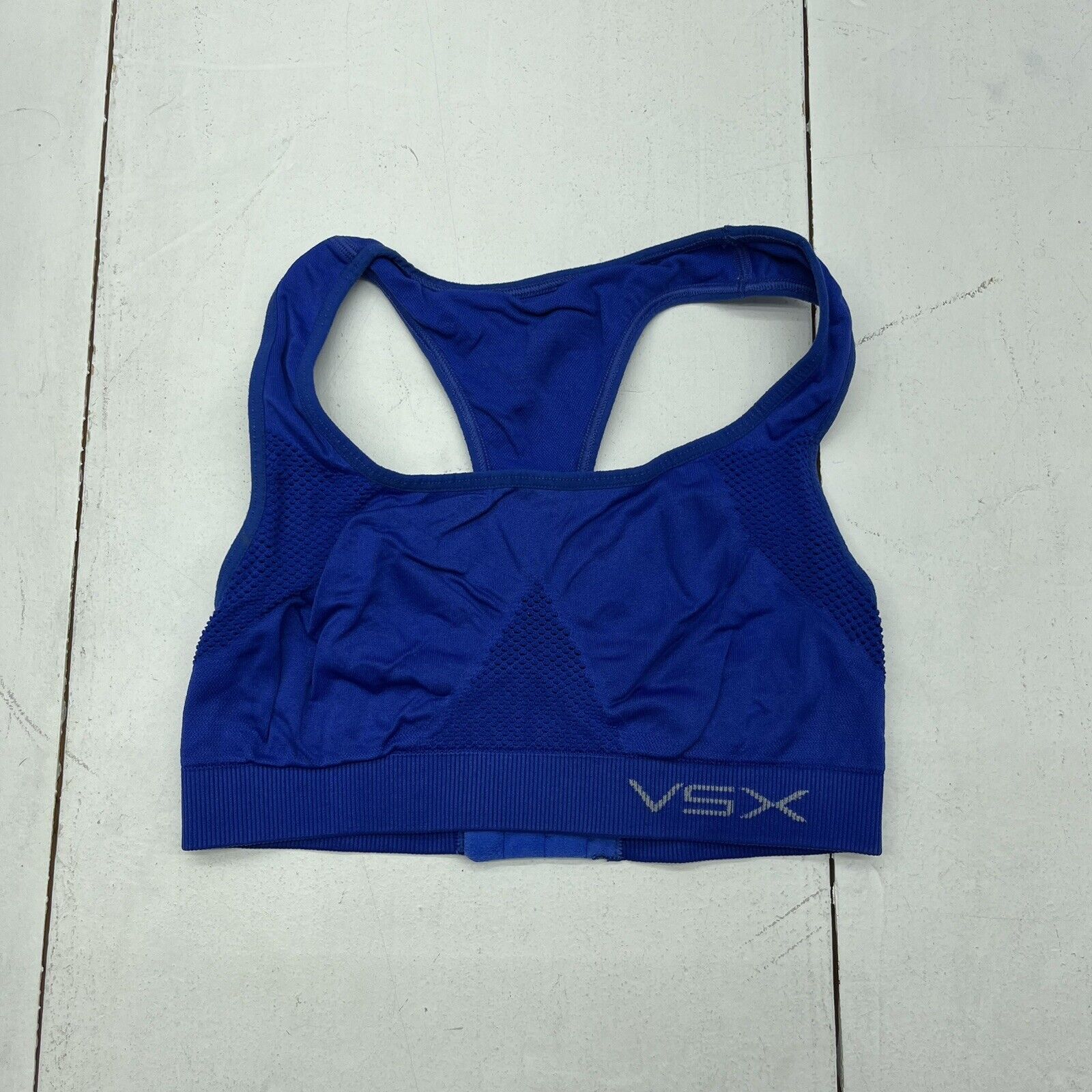 Victoria's Secret VSX Blue Unpadded Stretch Racerback Sports Bra Women -  beyond exchange