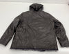 ALESSANDRO MANCINI LEATHER WITH FUR LINED CHOCOLATE BROWN JACKET SIZE XLARGE