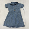 Carters Blue Short Sleeve Dress Girls Size 6 NEW