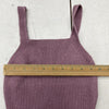 Pretty Little Thing Purple Knit Cropped Tank Top Women&#39;s Size 2
