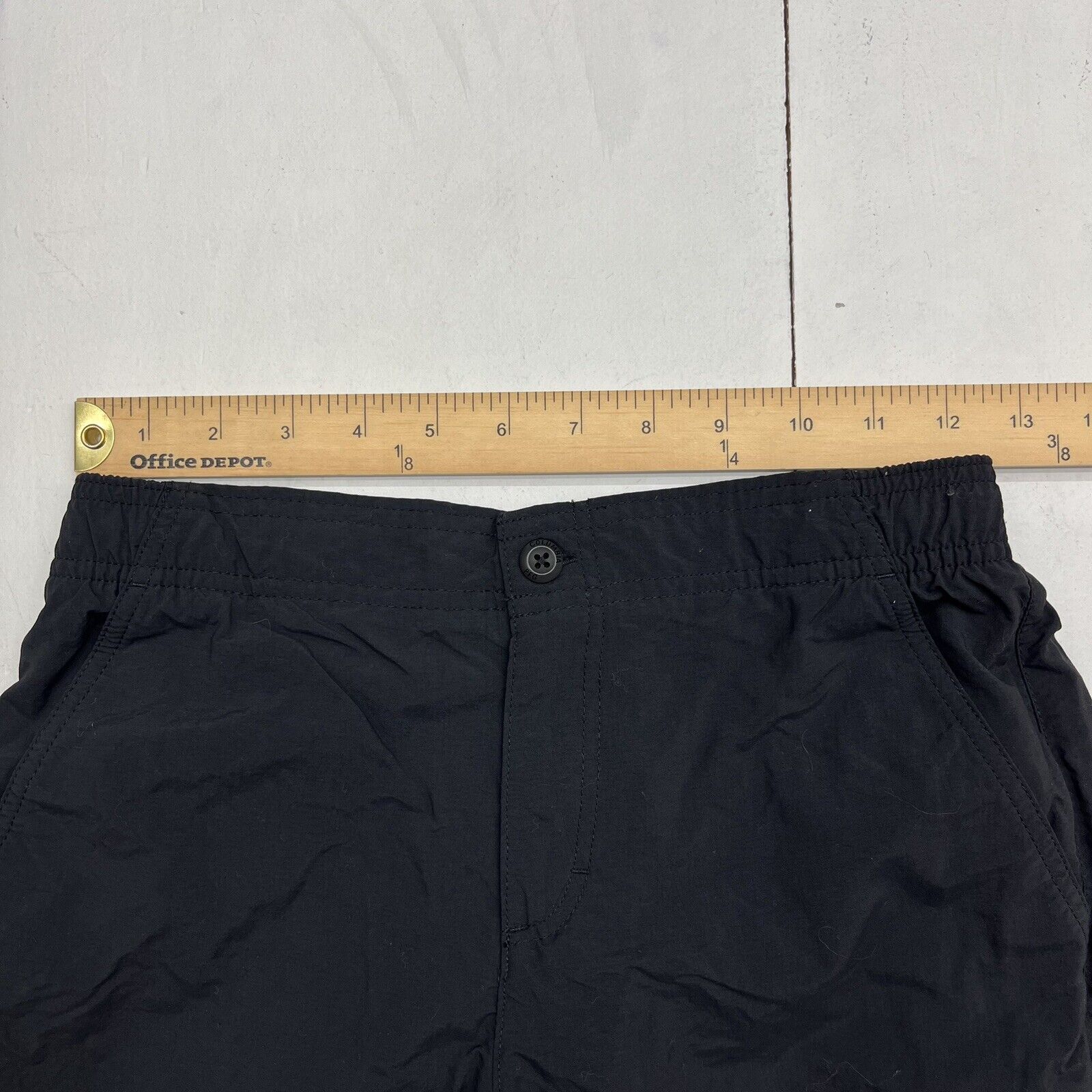 Columbia PFG Black Fishing Pants Pockets Logo Button Closure Boys Size -  beyond exchange