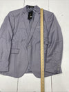 Cloudstyle Gray 3-Piece Suit Notched Lapel One Button Slim Fit Jacket Mens M
