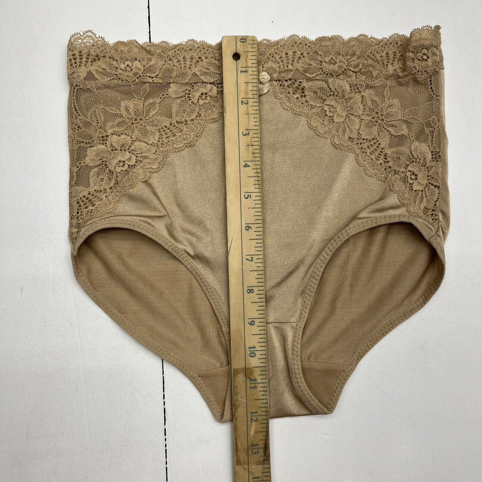 Rhonda Shear 2 Pc Lace Overlay Seamless Ahh Brief Panties Women's
