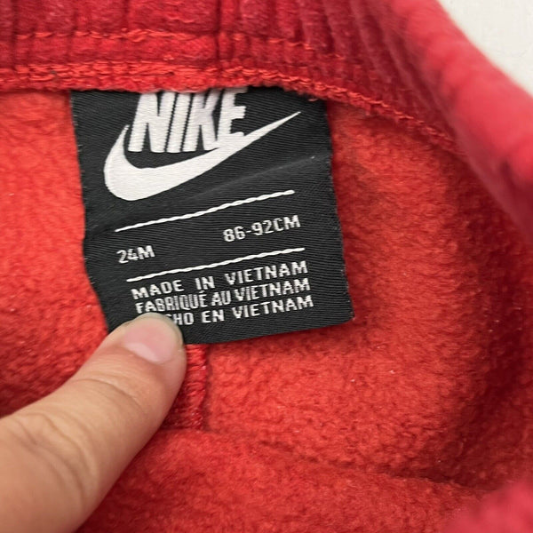 Nike Red Joggers Boys Size 24 Months beyond exchange