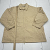 Fear Of God Essential Barn Twill Beige Zip Up Jacket Mens Size XS