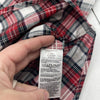 Old Navy Red Plaid Slim Fit Built In Flex Everyday Button Up Mens Large Tall