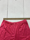 Womens Pink Elastic Waist Shorts Size XXL