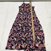 Old Navy Blue Floral Sleeveless Tiered Smocked Dress Girls Size XL NEW