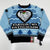 Corpse Bride Blue Printed Light-Up Christmas Sweater Unisex Adult Size M NEW