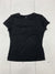Shein Womens Black Short Sleeve Shirt Size XL