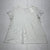Eileen Fisher V Neck Easy Linen Shimmer Silver  Tee Women’s Large New