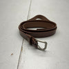 Brown Leather Belt Size Men&#39;s 48 NEW