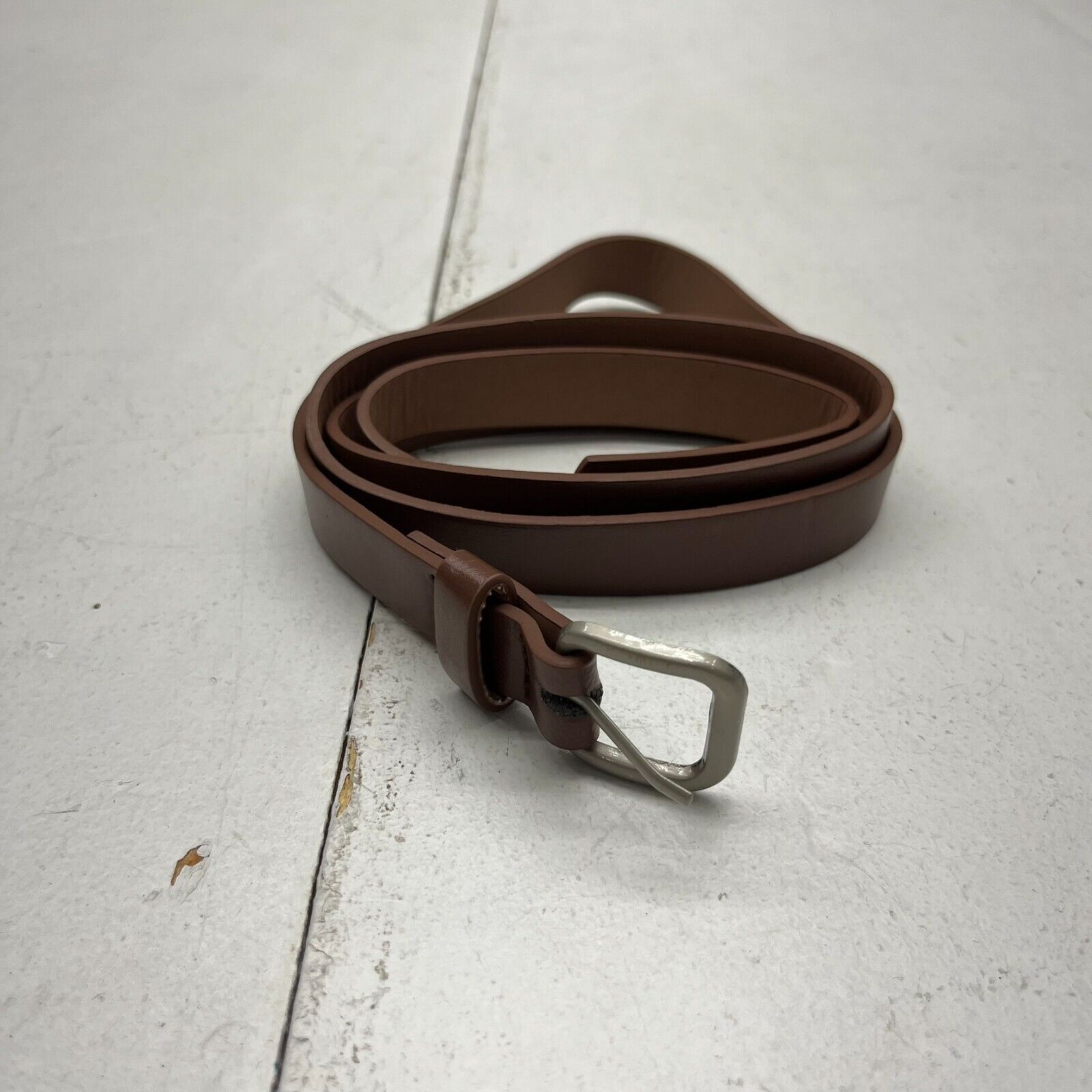 Brown Leather Belt Size Men's 48 NEW