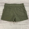 Loft Green Casual Shorts with Belt Women Size 8 NEW