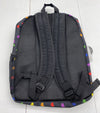 SPENCERS Black Rainbow Heart Backpack NEW