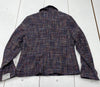 Sfi Femme Purple Woven Wool Blazer Coat Jacket Women’s Size 14 New