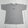 Vintage Quicksilver Gray Graphic Short Sleeve T Shirt Mens Size Large