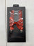 Unbranded Mens Red Sparkle Bow Tie Suspender Set One Size