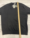 Daniel Cremieux Signature Collection Black Supima Cotton V Neck Sweater Size XL