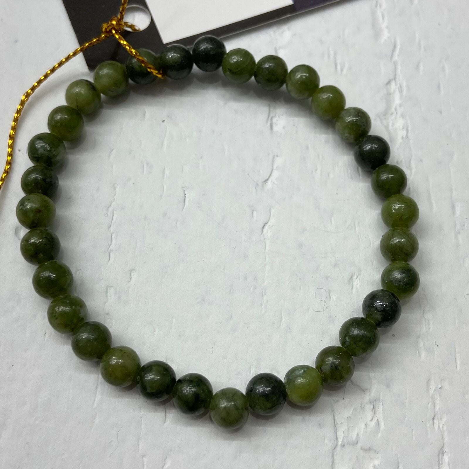 Alkeme Bracelets Green Gemstones Elastic Band Bulk Wholesale 20 Pieces NEW *