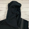 Nike Black Off-Center Zip Up Hooded Vest Women Size XL NEW